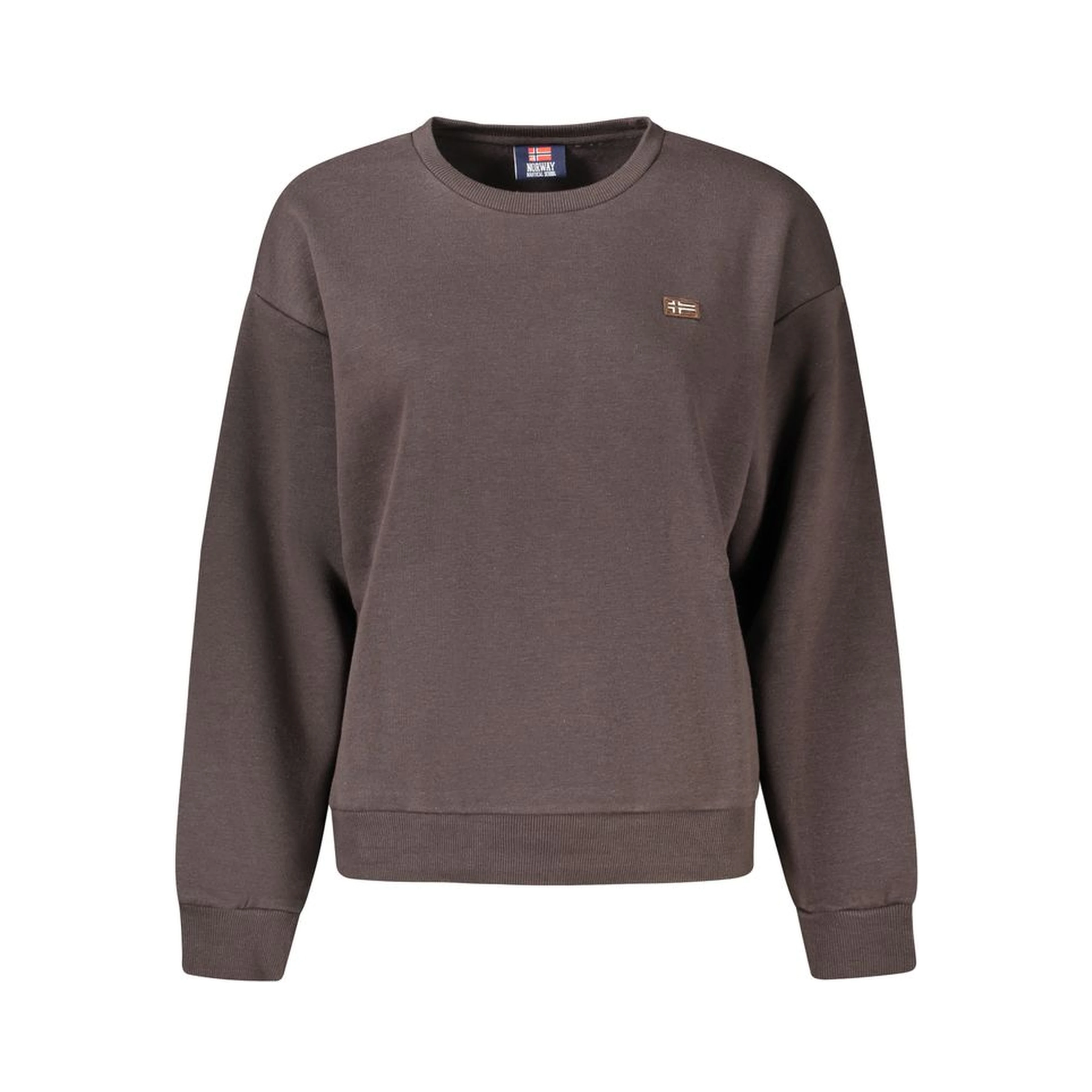 Brown Cotton Sweatshirt