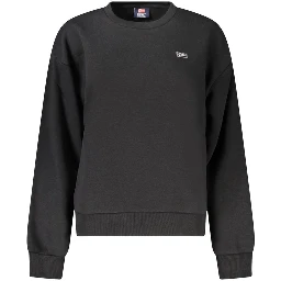 Black Cotton Sweatshirt