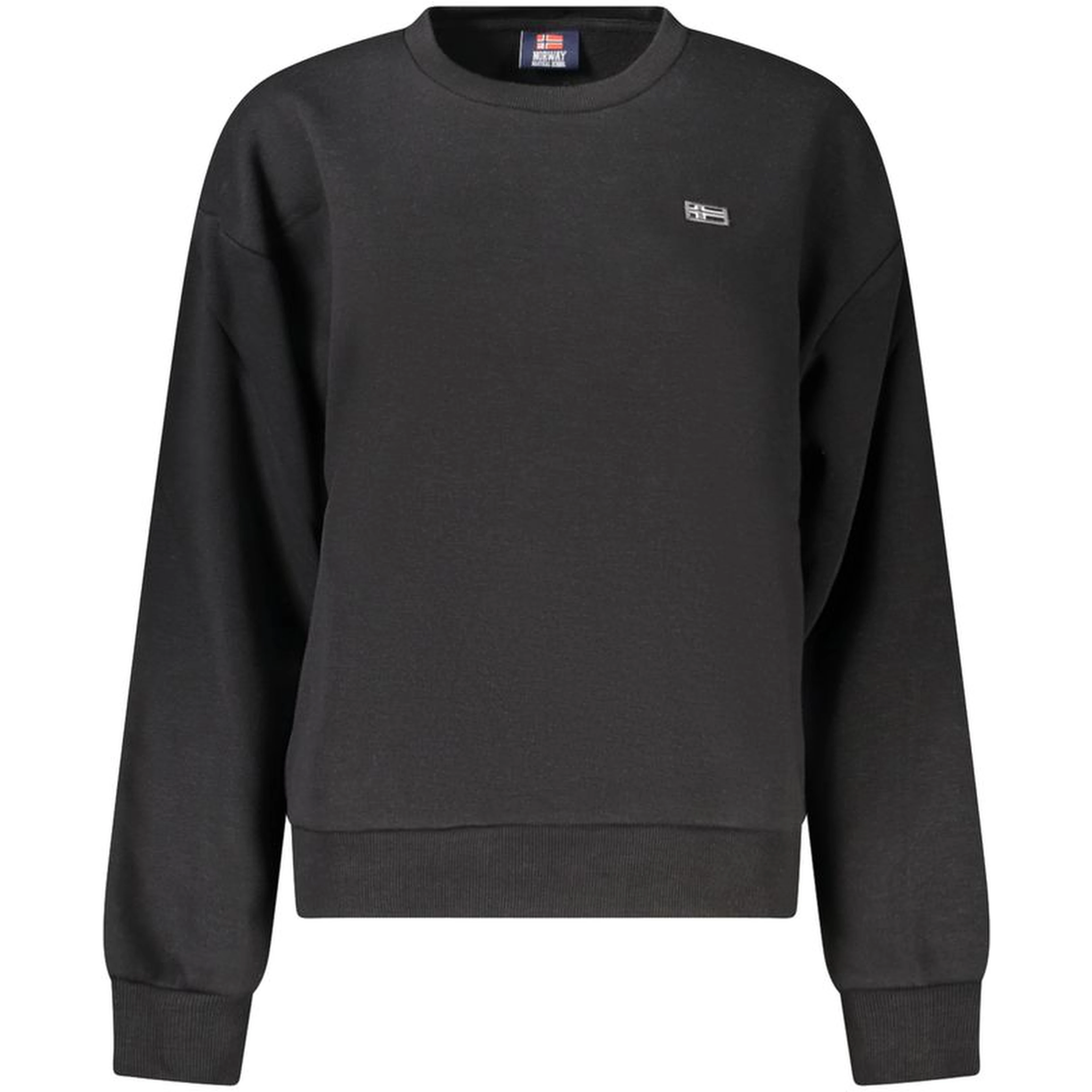 Black Cotton Sweatshirt