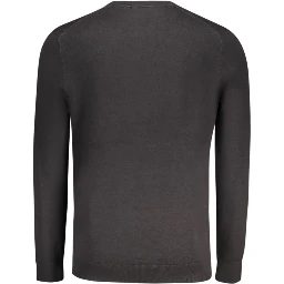 Black Cotton Sweatshirt