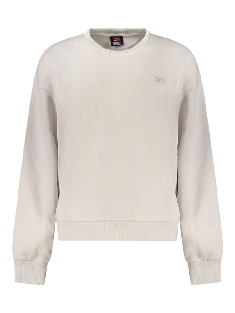Gray Cotton Women's Sweatshirt
