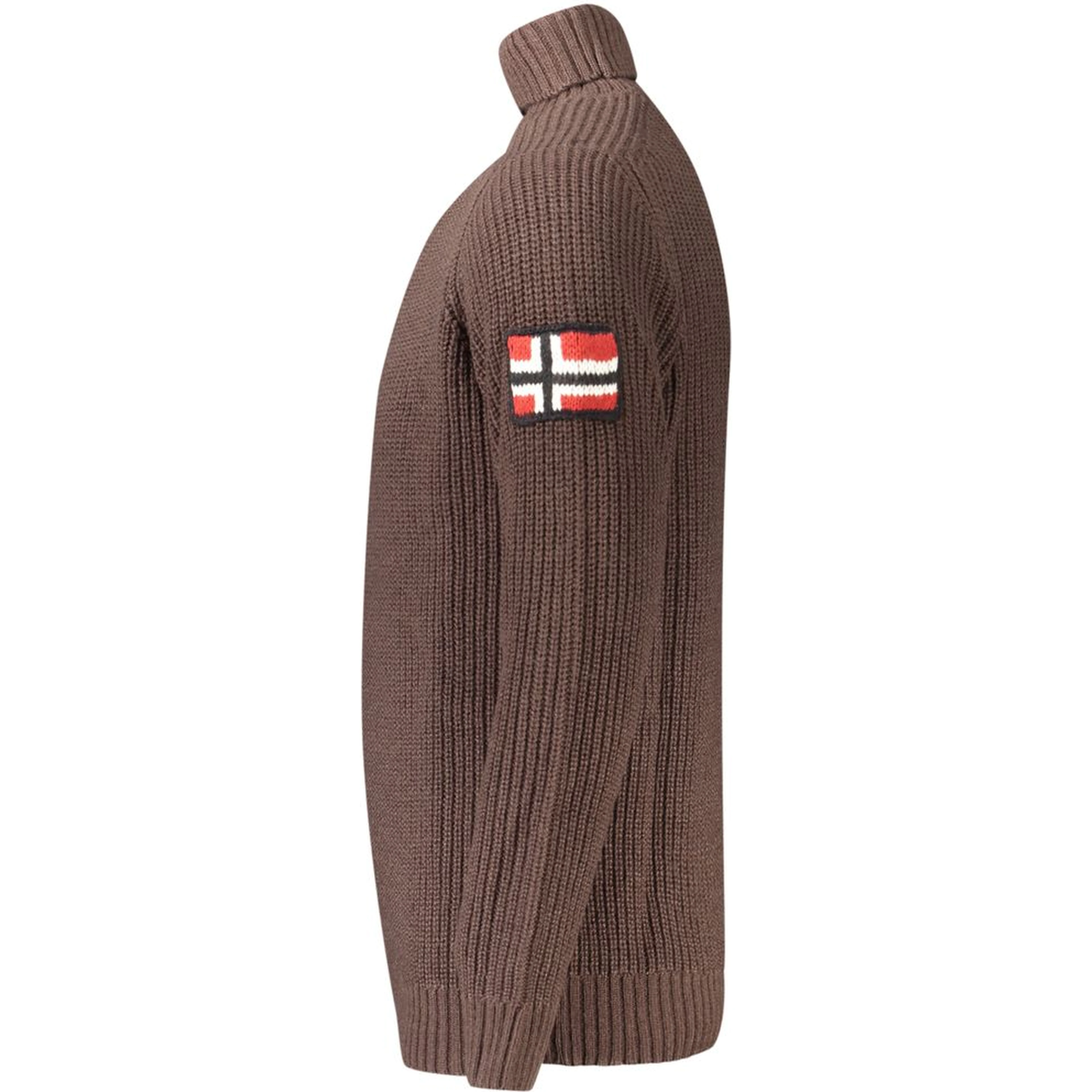 Brown Wool Turtleneck
