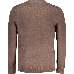 Brown Cotton Sweatshirt