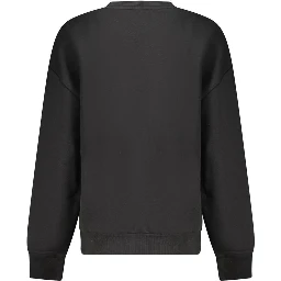 Black Cotton Sweatshirt
