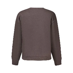 Brown Cotton Sweatshirt