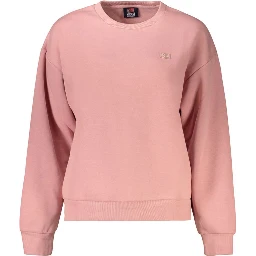 Pink Cotton Womens Sweatshirt