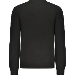 Black Wool Sweatshirt