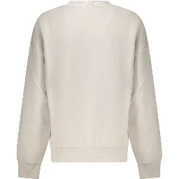 Gray Cotton Women's Sweatshirt