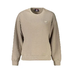 Beige Cotton Women's Sweatshirt