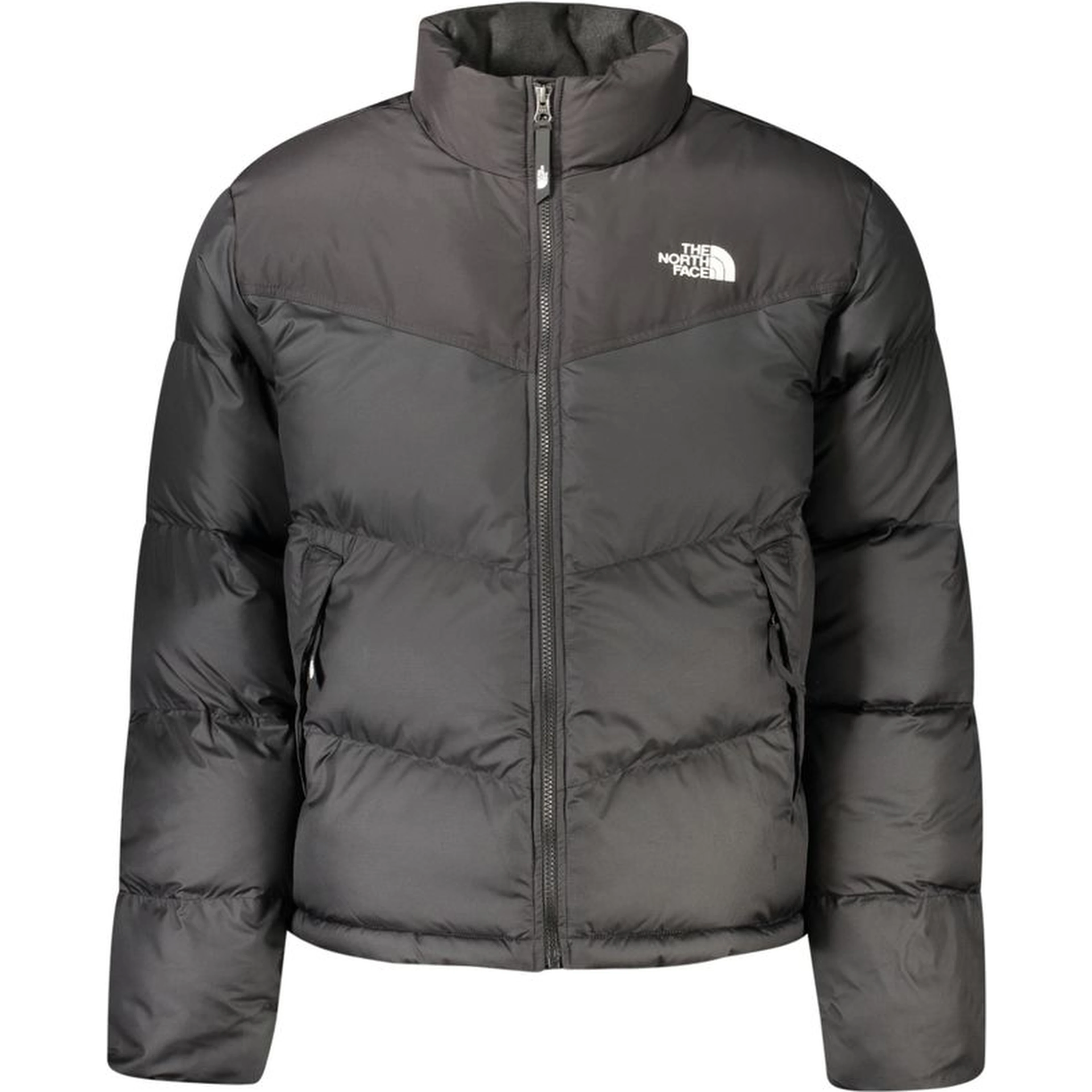 Black Polyester Men's Jacket
