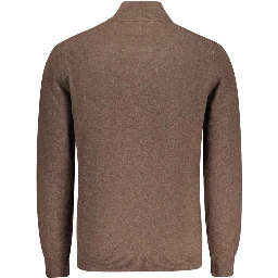 Brown Wool Men's Sweater