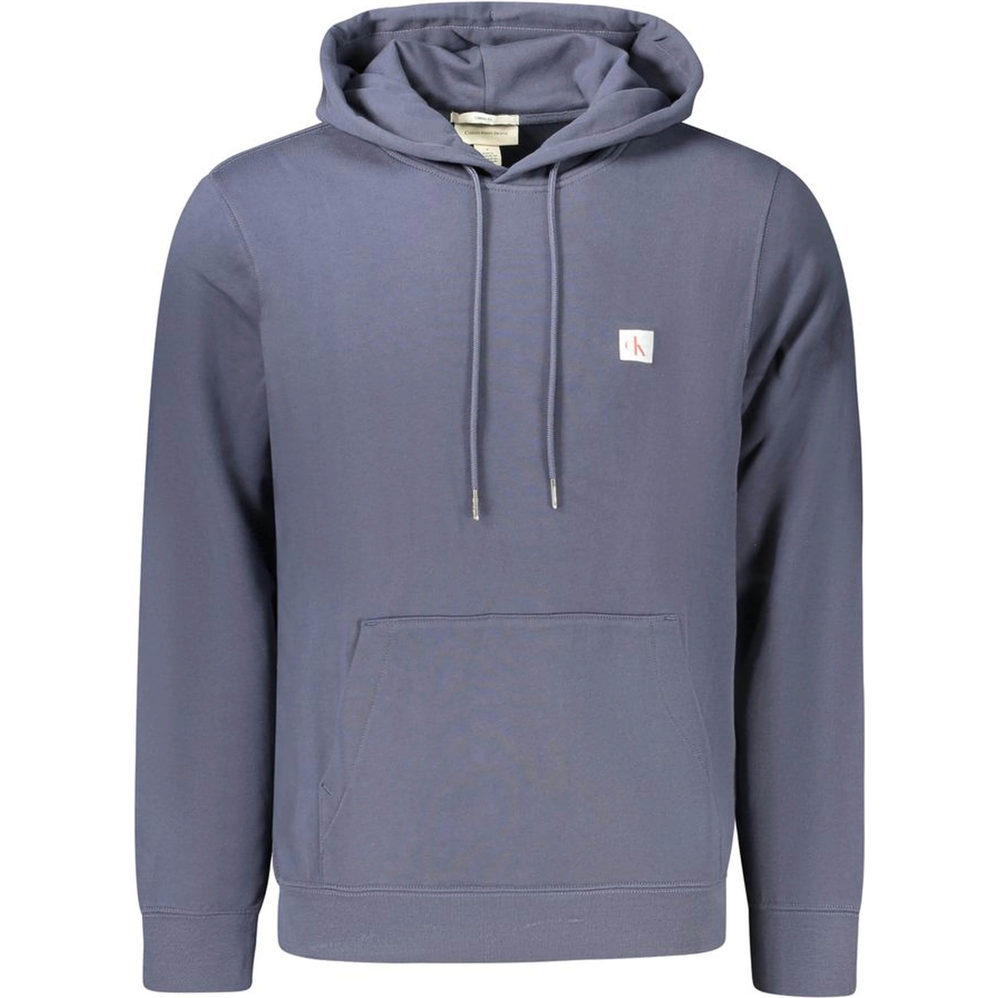 Blue Cotton Men's Hoodie