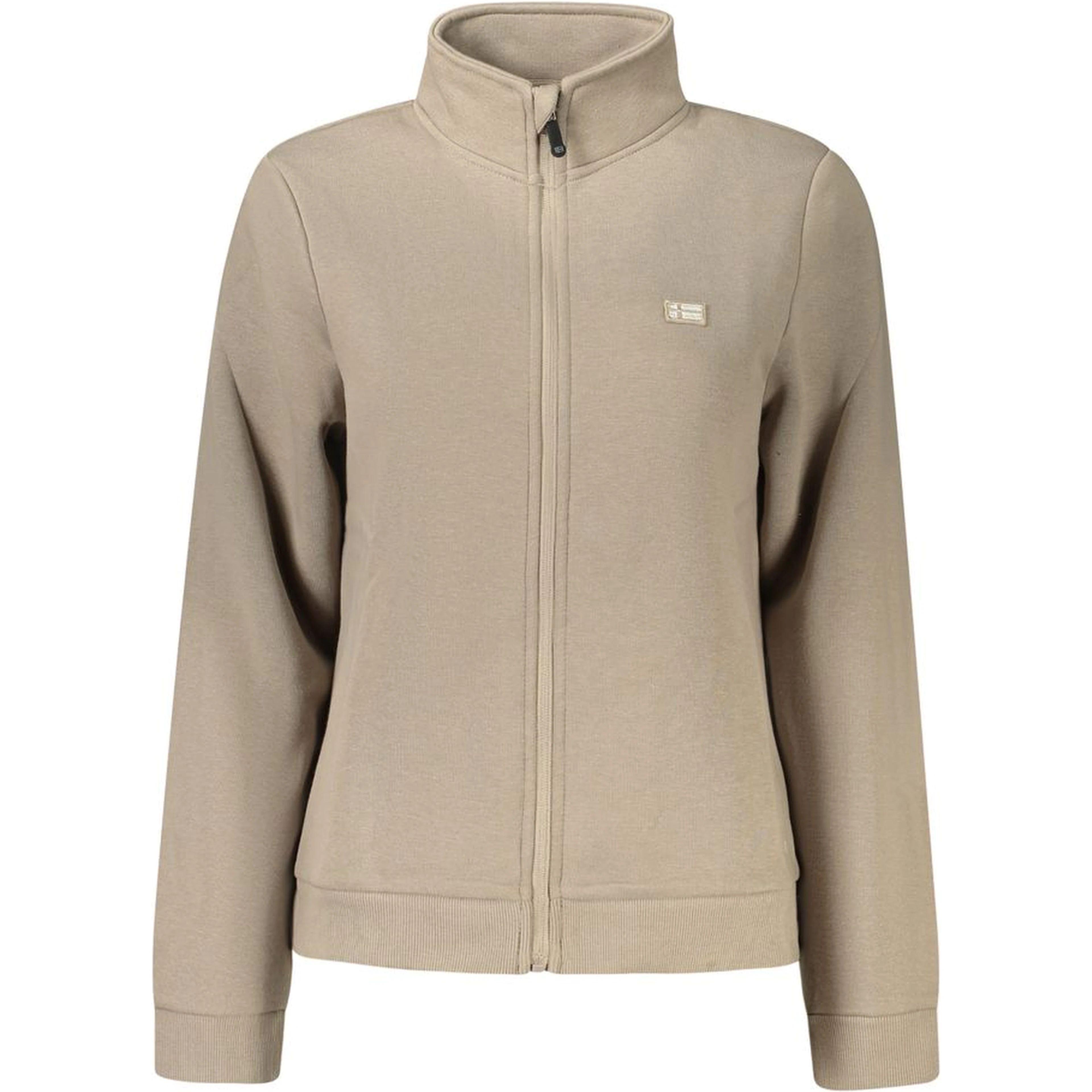 Beige Cotton Women's Sweatshirt