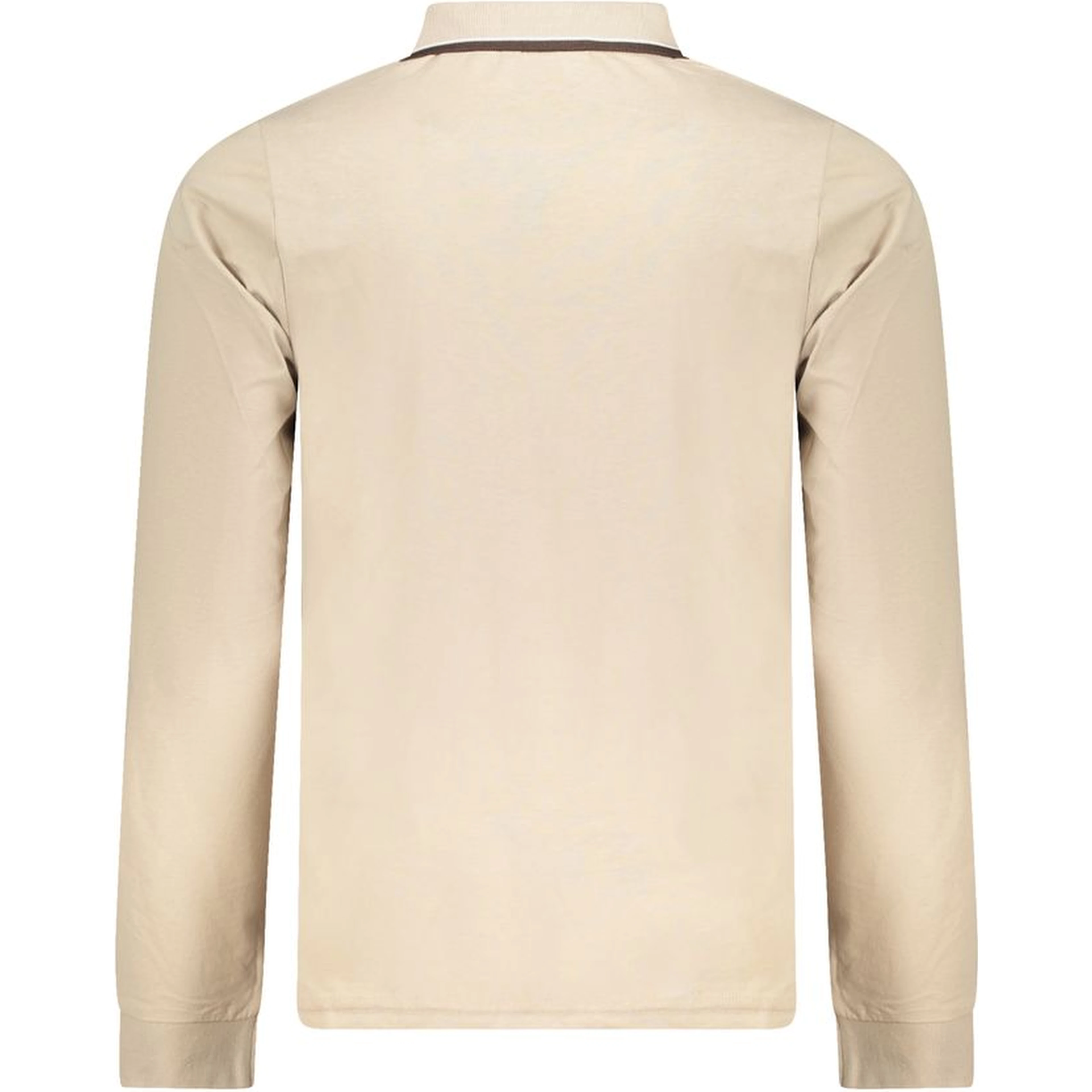 Beige Cotton Men's Polo