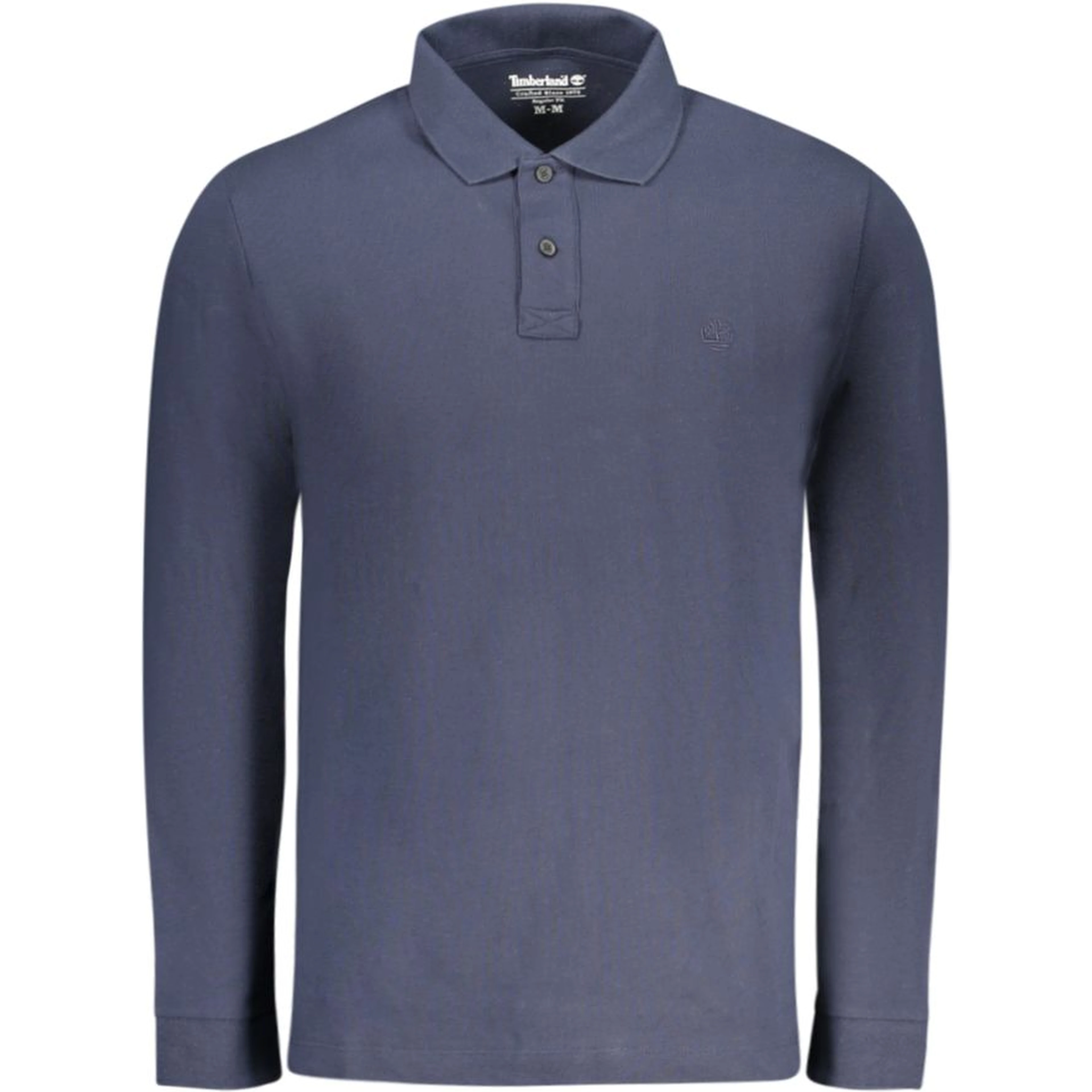 Blue Cotton Men's Polo