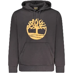 Black Cotton Men's Sweatshirt