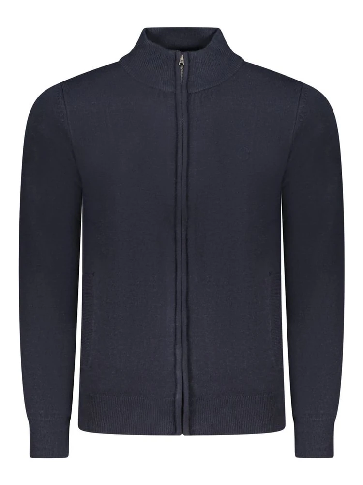 Blue Acrylic Men Sweater