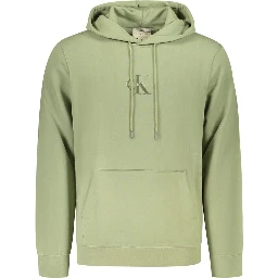Green Cotton Men's Sweatshirt