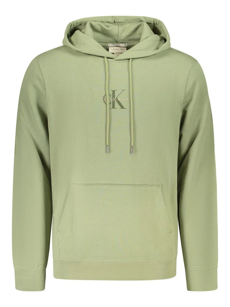 Green Cotton Men's Sweatshirt
