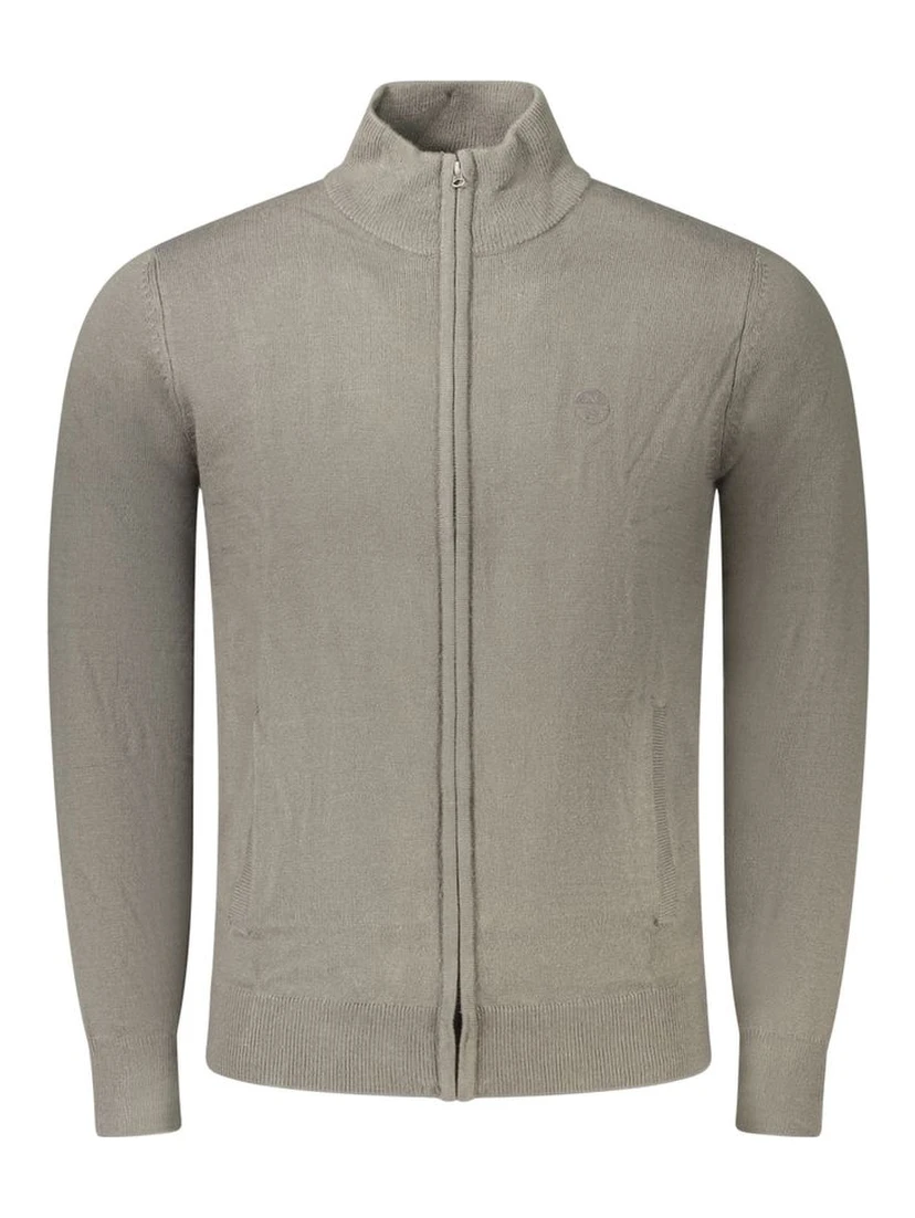 Gray Acrylic Mens Sweater