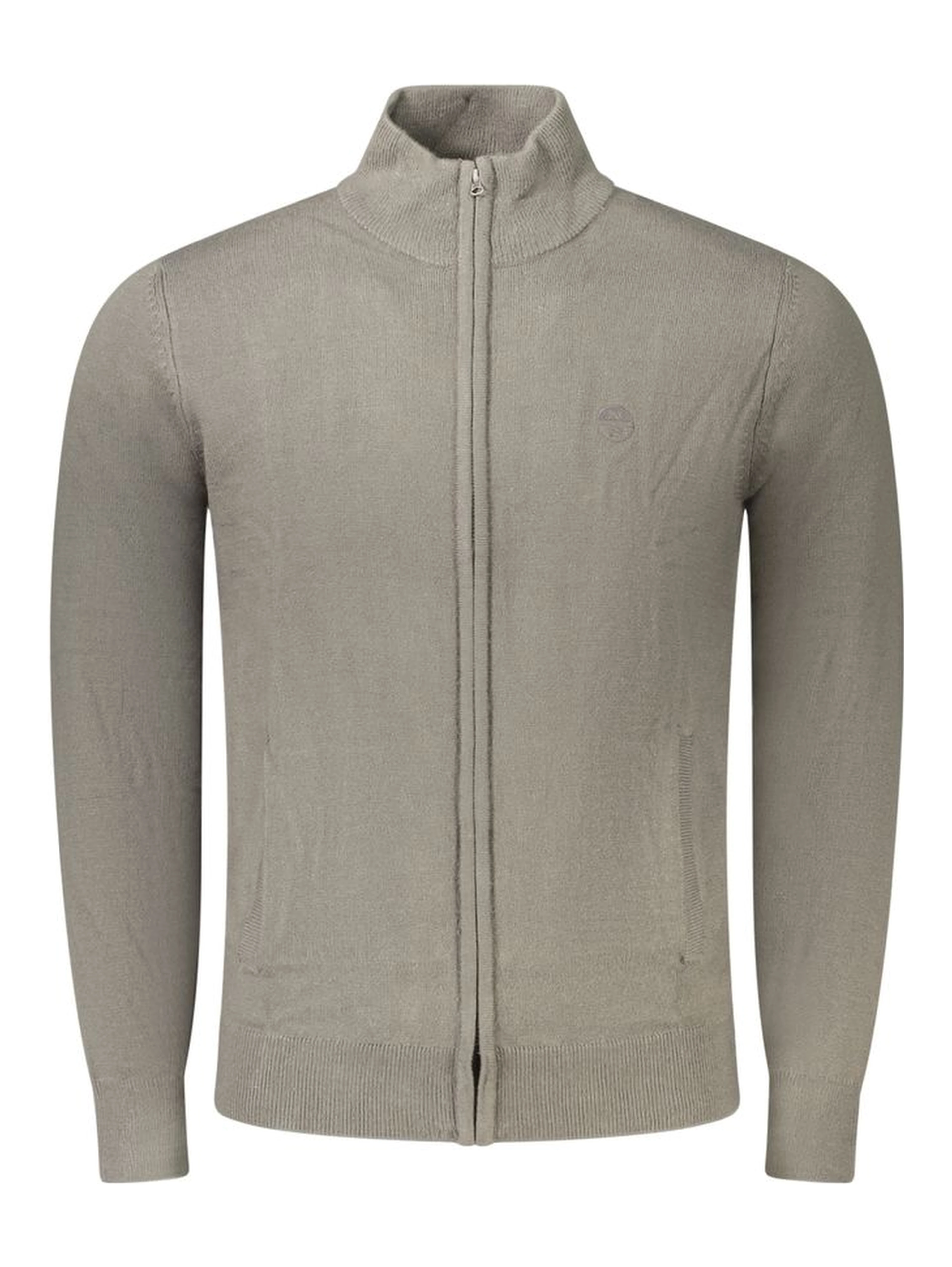 Gray Acrylic Mens Sweater