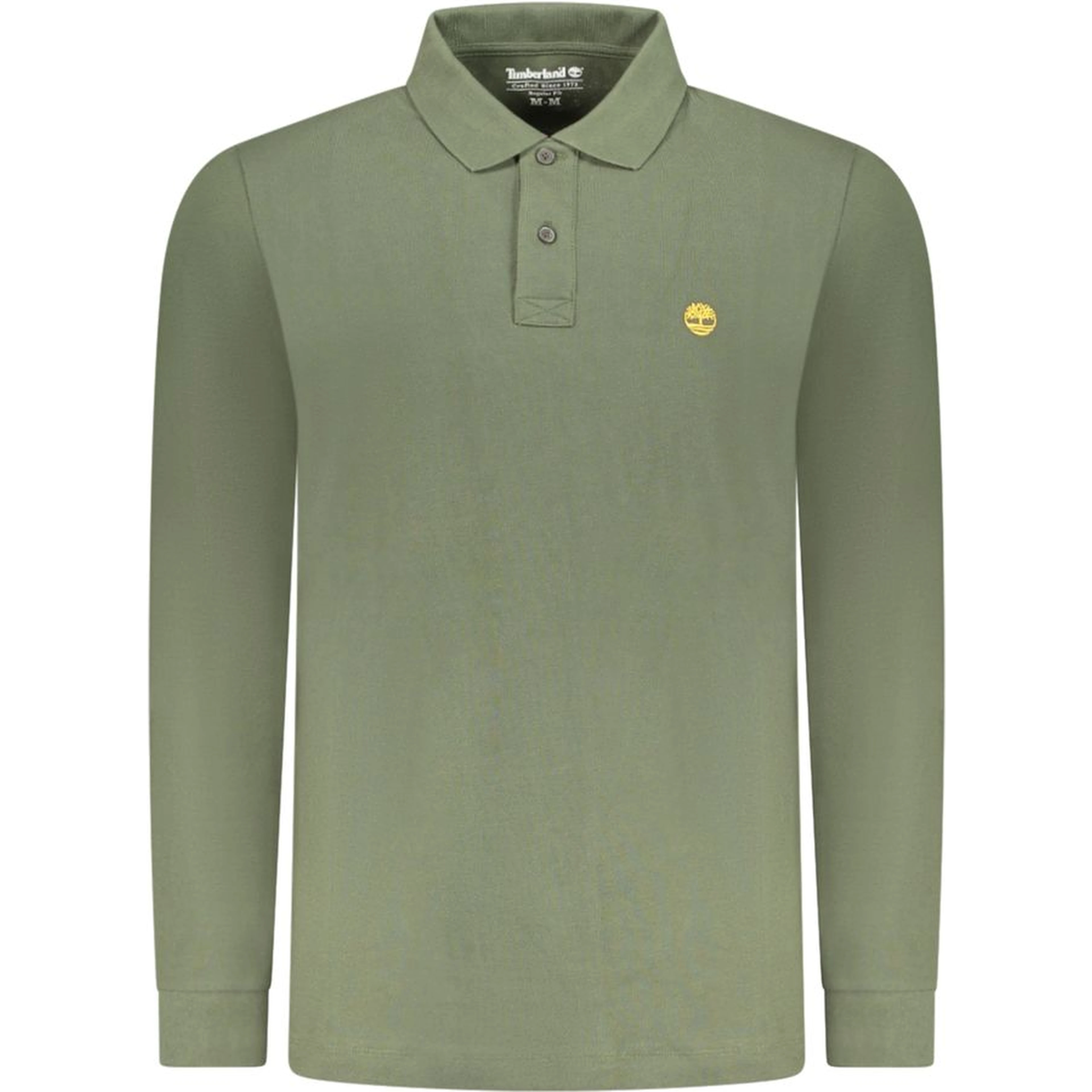 Green Cotton Men's Polo Shirt