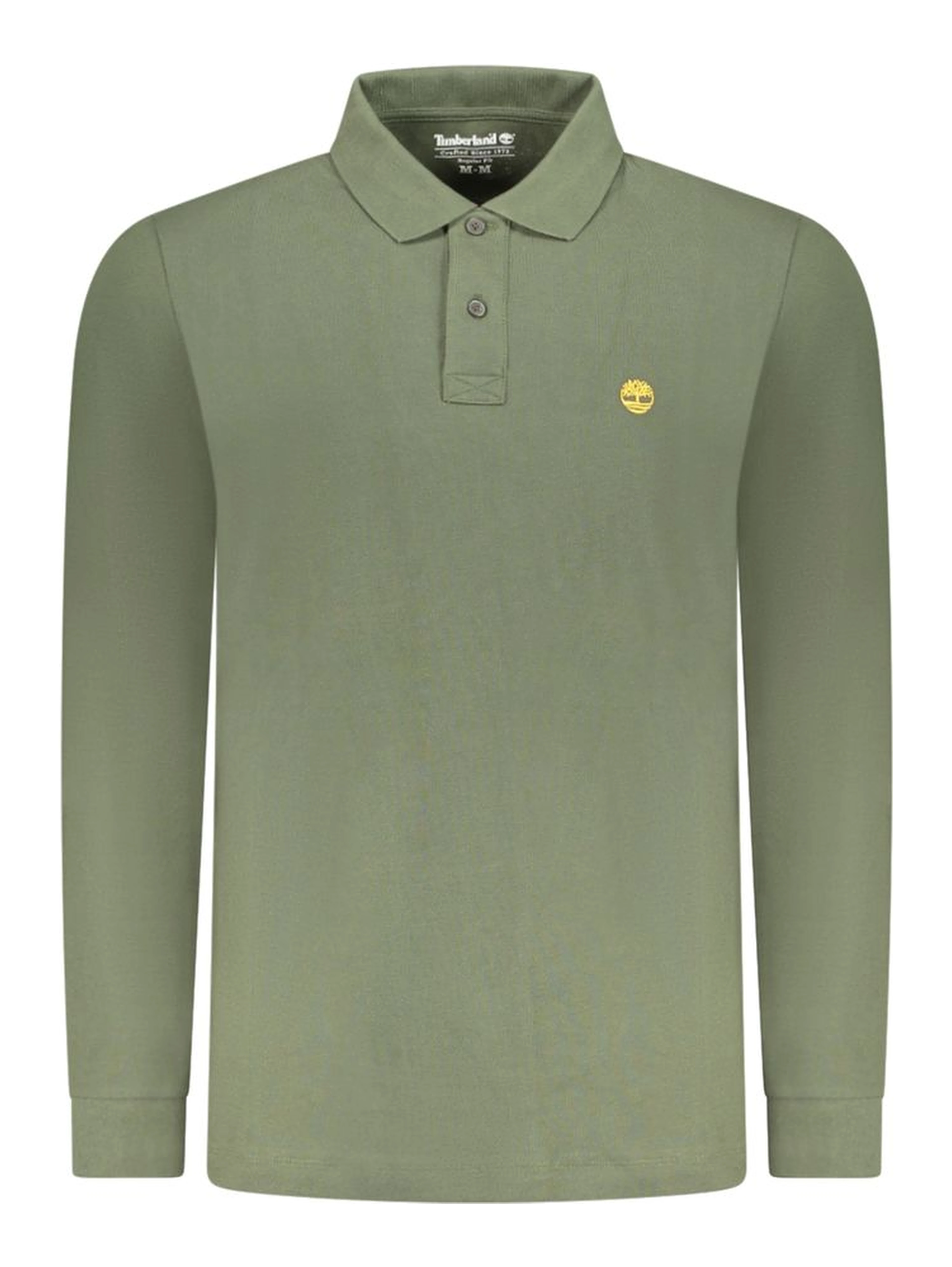 Green Cotton Men's Polo Shirt