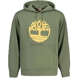 Green Cotton Men's Sweatshirt