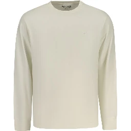 Beige Cotton Men's TShirt