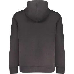 Black Cotton Men's Sweatshirt
