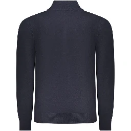 Blue Acrylic Men Sweater