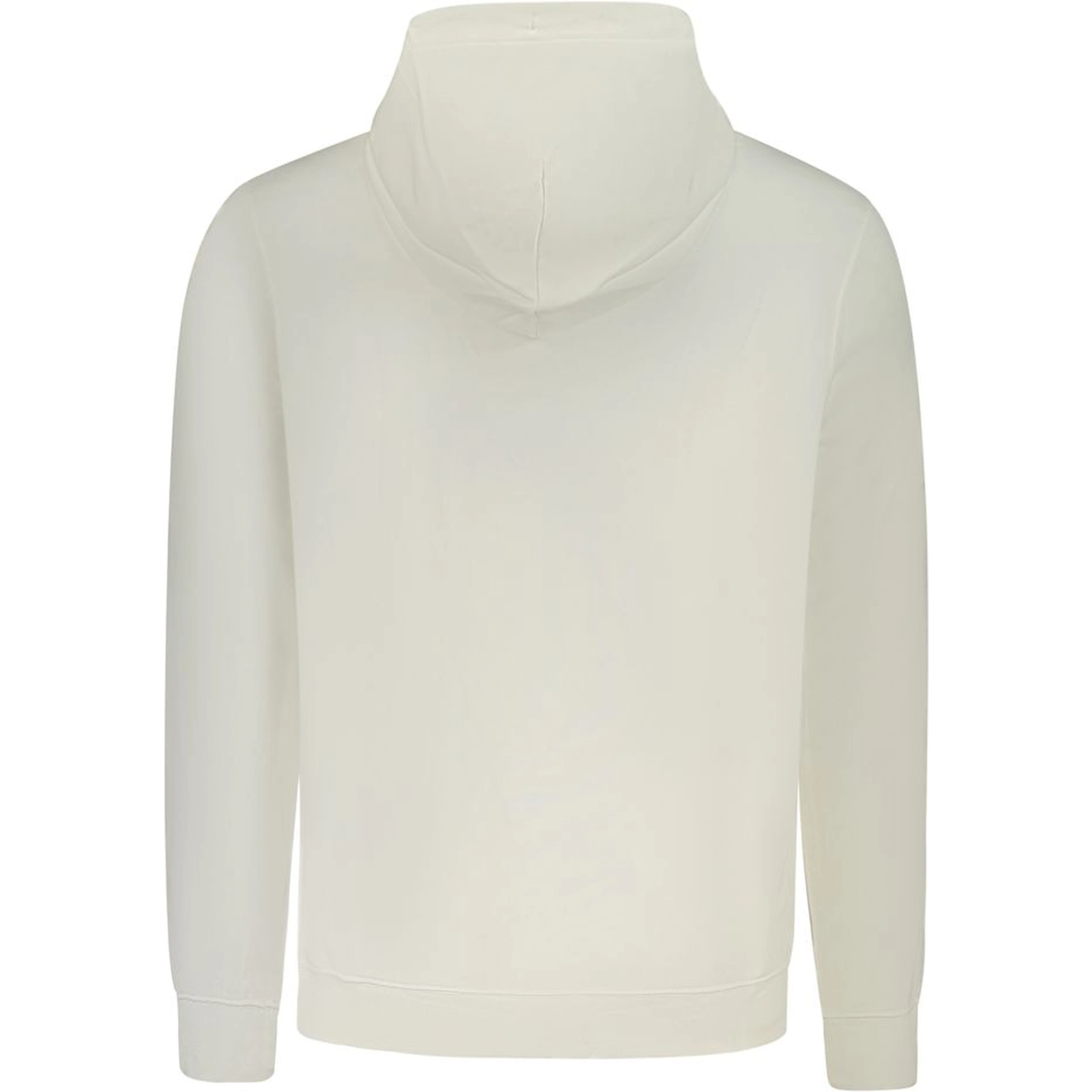 White Cotton Men's Hoodie