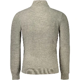 Gray Acrylic Men's Sweater