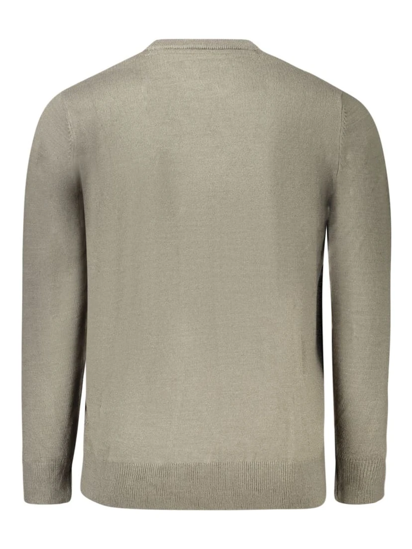 Grey Acrylic Men's Sweater