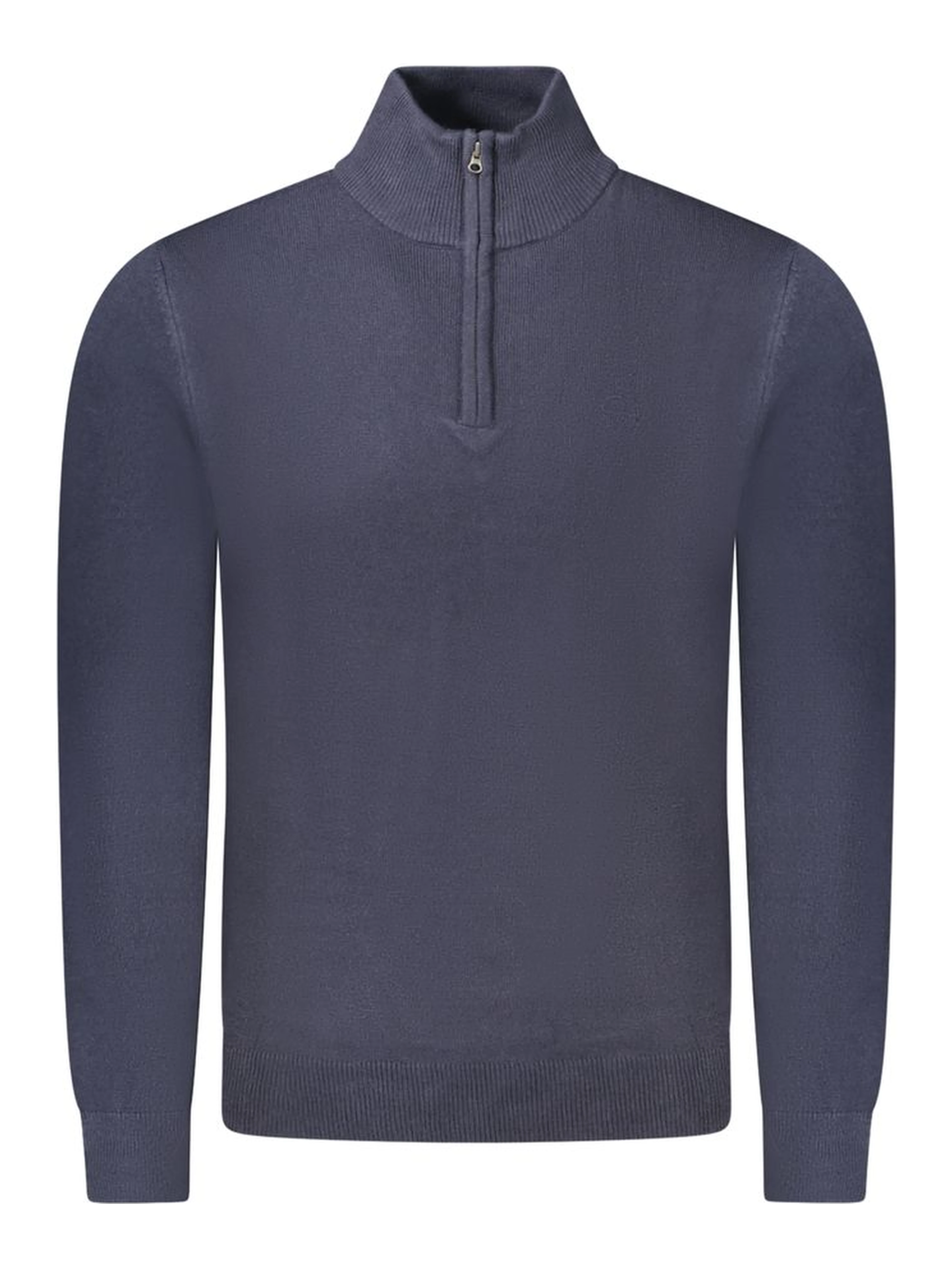 Blue Acrylic Men Sweater