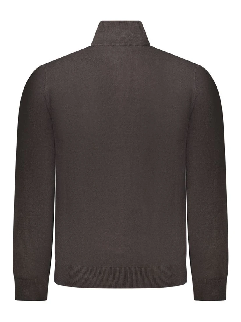 Black Acrylic Men's Sweater
