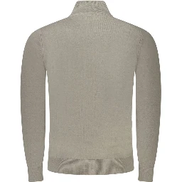 Gray Acrylic Mens Sweater