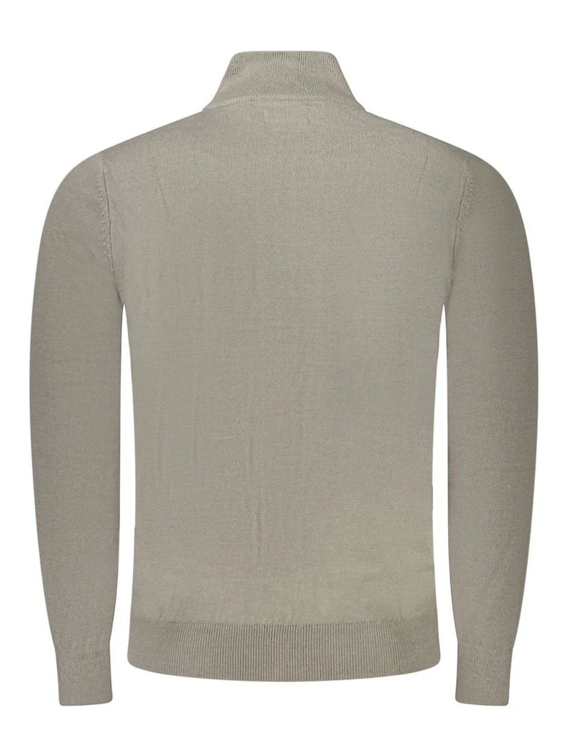 Gray Acrylic Mens Sweater