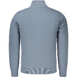 Blue Acrylic Men's Sweater