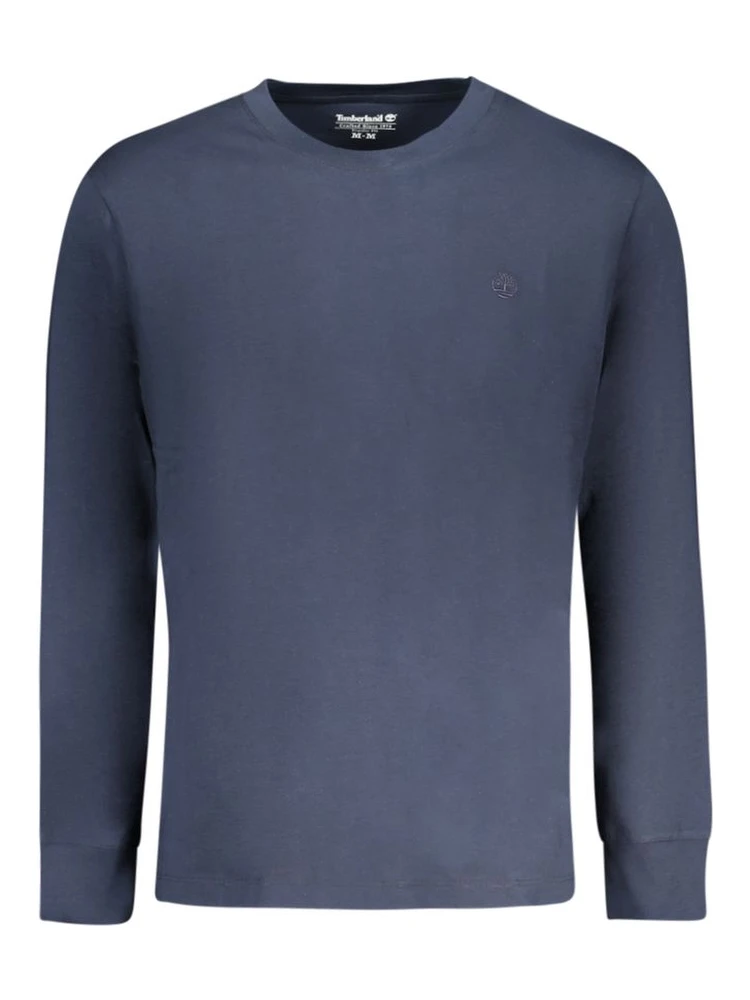 Blue Cotton Men's T-Shirt