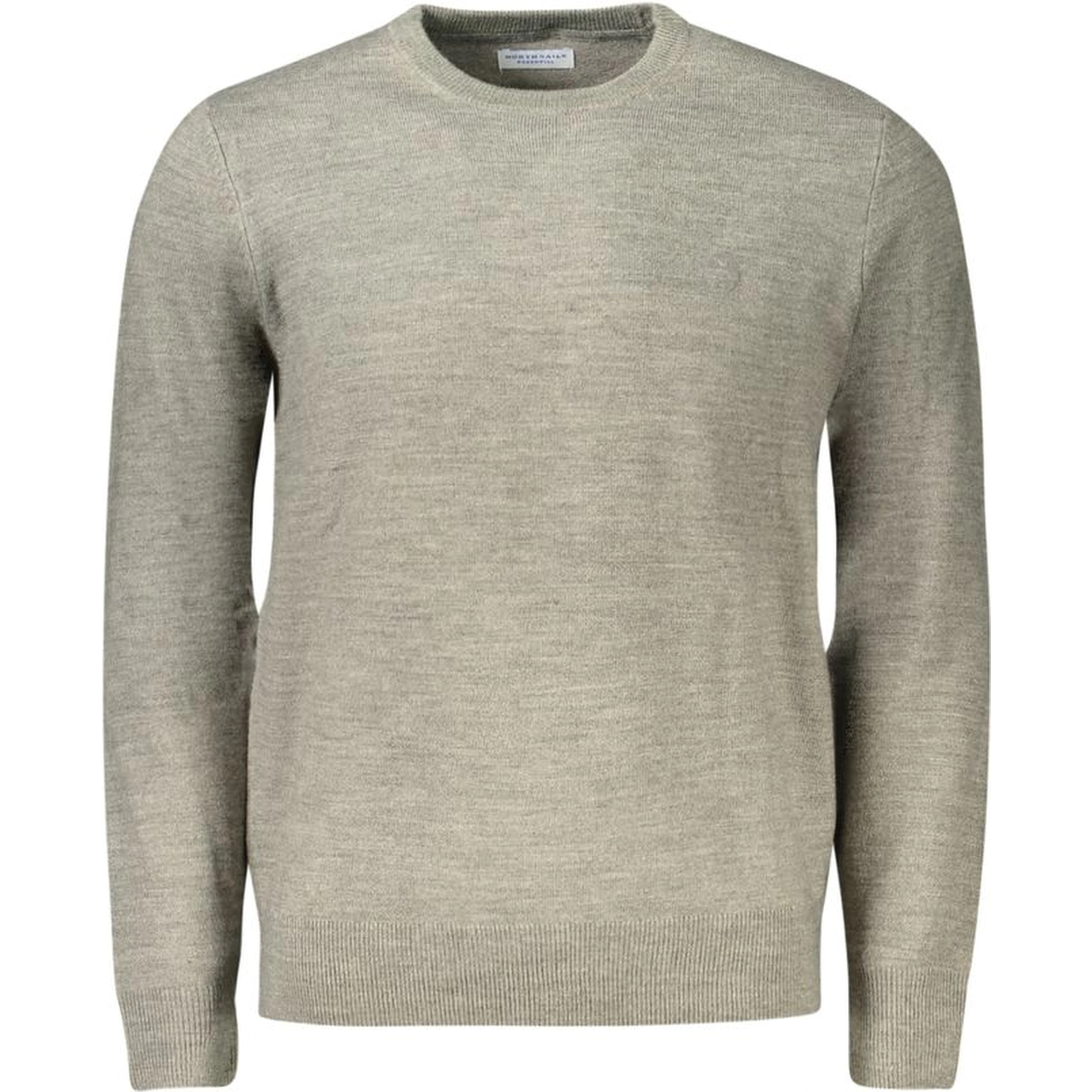 Grey Acrylic Men Sweater