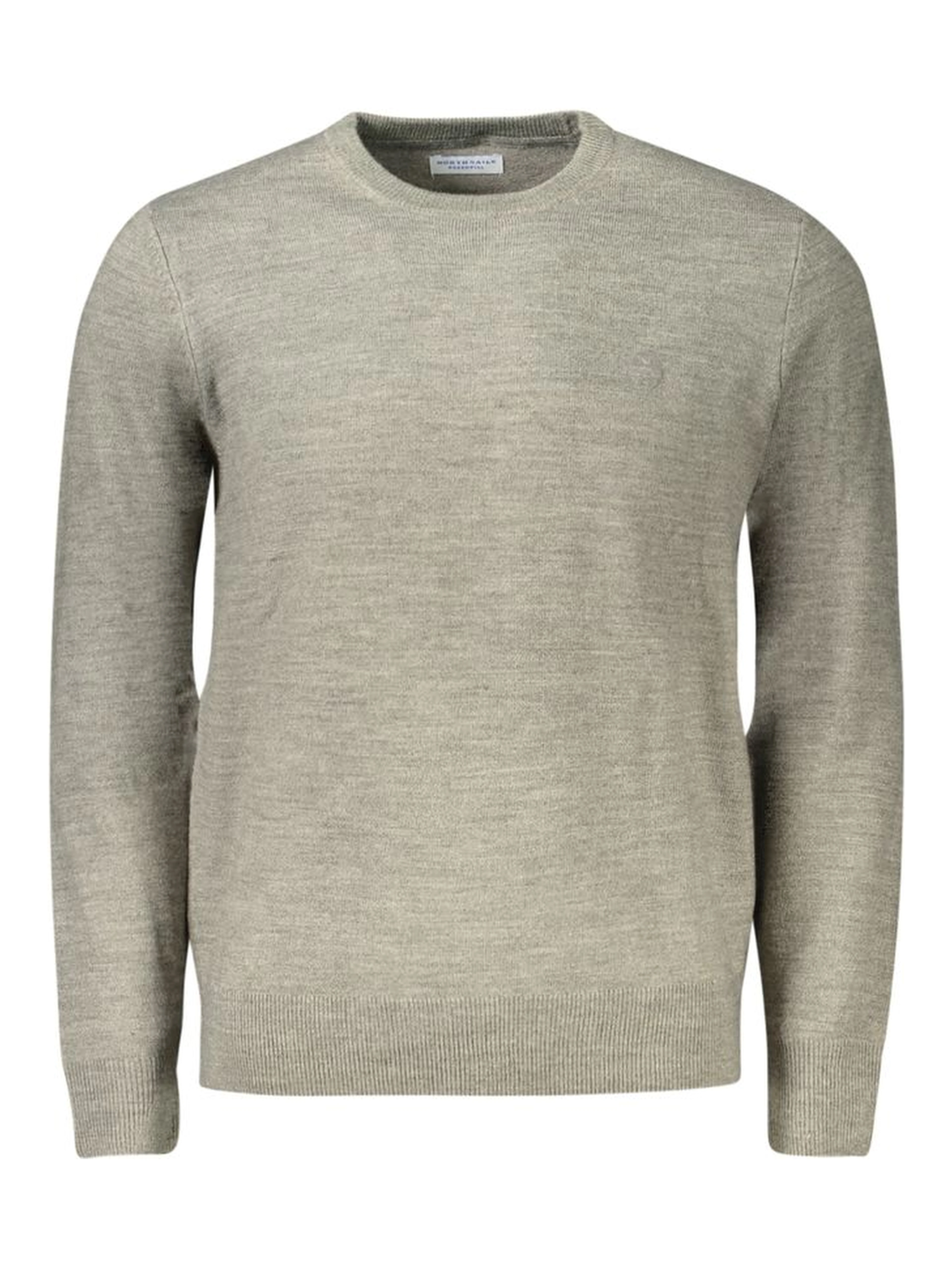 Grey Acrylic Men Sweater