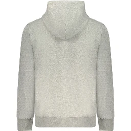 Gray Cotton Men's Sweatshirt