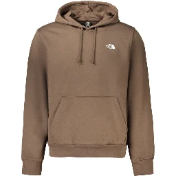 Brown Cotton Men Sweatshirt