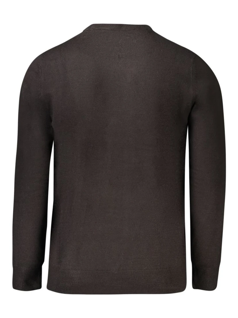Black Acrylic Men's Sweater