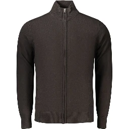 Black Acrylic Men's Cardigan