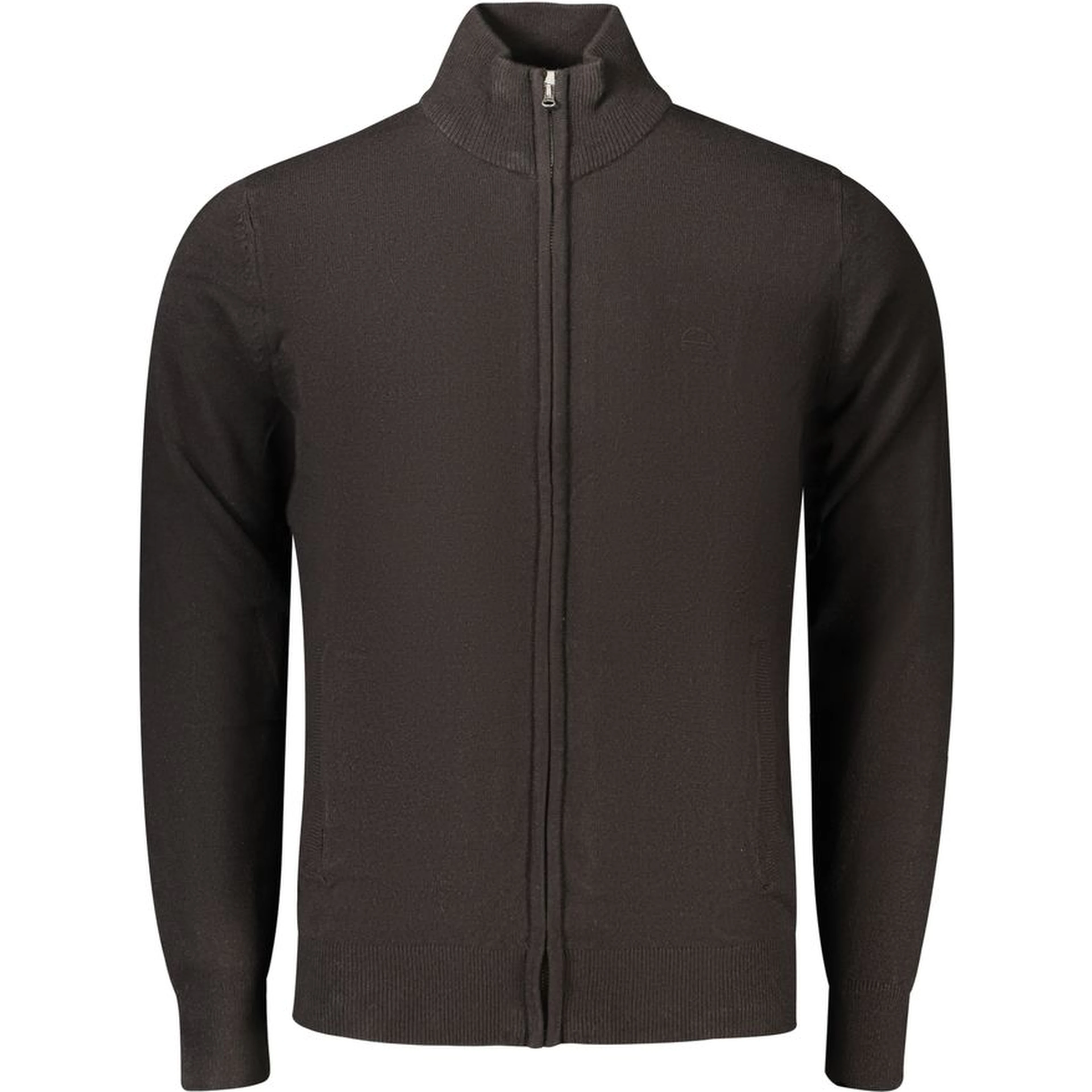 Black Acrylic Men's Cardigan