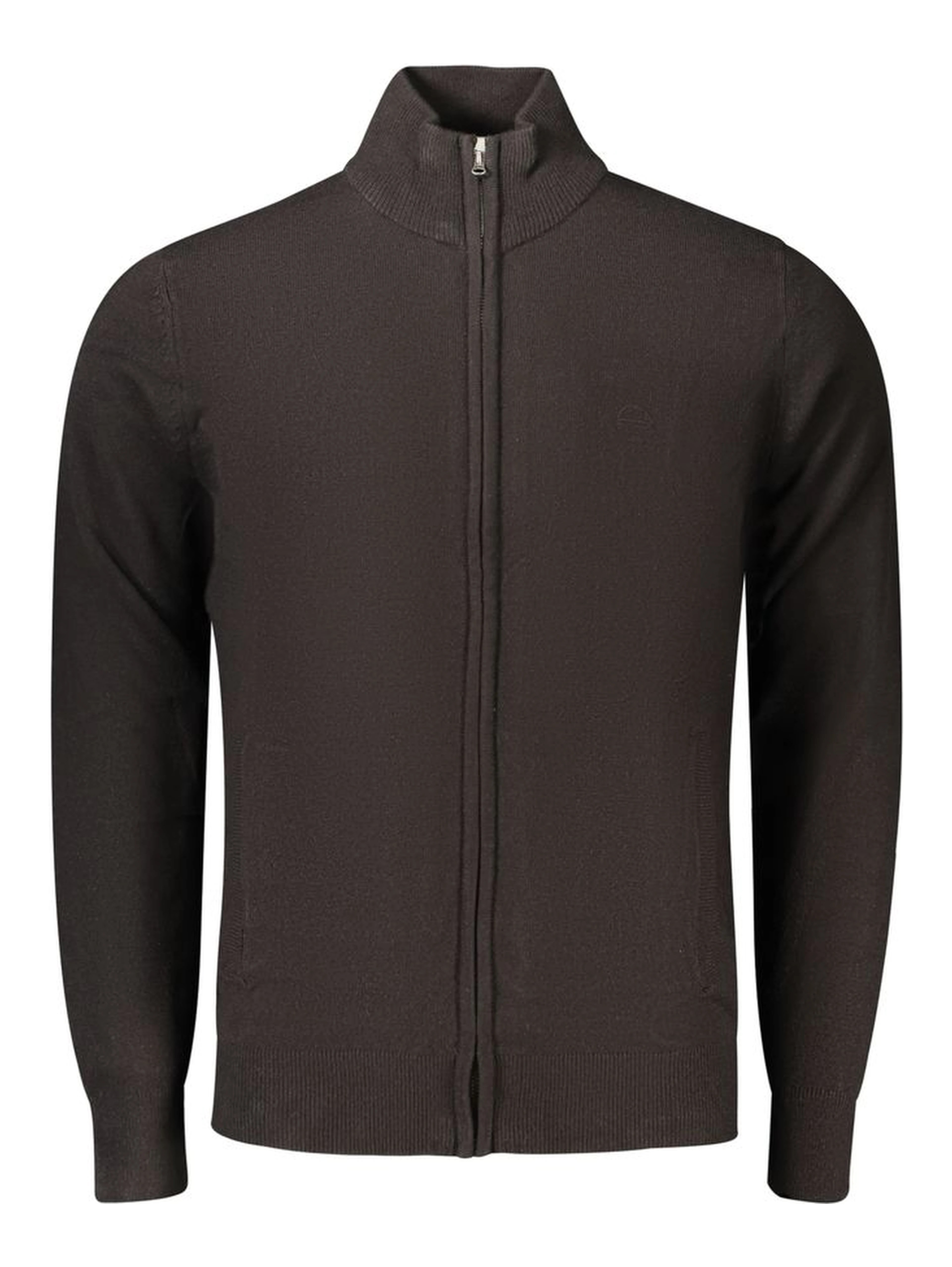 Black Acrylic Men's Cardigan
