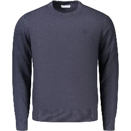 Blue Acrylic Men's Sweater