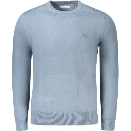 Blue Acrylic Men's Sweater